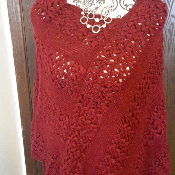 Riahfashion Bohemian Sequin Glitter Poncho - Picture 5 of 14